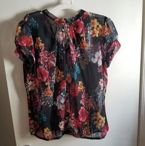 NY&C Floral Blouse